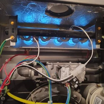 Furnace Burner Inspection by On Time Heat & Air