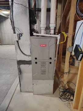 Basement Furnace Replacement by On Time Heat & Air